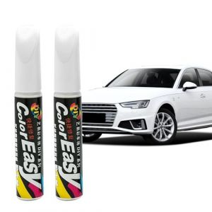 BMHNQ 2 Pièces Retouche Peinture Voiture Stylo Retouche Peinture Carrosserie Stylo Retouche Peinture Stylo Peinture Voiture Stylo Anti Rayure Voiture pour Carrosserie Moto Voiture Vélo(Blanc) (STRANGE MIND LIMITED, neuf)