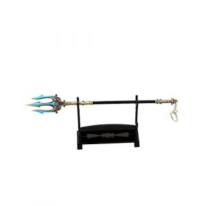 1 pc Dieu de la Guerre Chaos Lame Tonnerre Marteau Hache &Eacute;p&eacute;e Arme Mod&egrave;le Porte-cl&eacute;s avec Pr&eacute;sentoir pour (Emballage standard 12) (Beilaida, neuf)