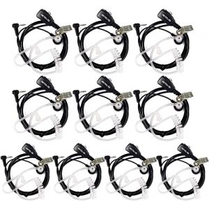 Retevis Talkie Walkie Écouteur, Oreillette Compatible RT45 Motorola TLKR T80 Extreme T92 H20 T62 T80 T80ex T82 T82 Extreme T82ex T81 Hunter, 1 Broche 2,5mm Casque Écouteurs (10 Pcs) (RetevisDirect, neuf)