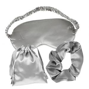 SKISUNO Ensemble De 3 Bandeaux De Sommeil Pochette À Cordon Et Cache-yeux Pour Yeux Bandeau Cache-yeux Masque De Sommeil Cache-œil Bandeau (Kostowmer, neuf)