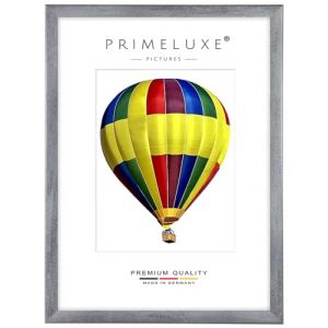 PrimeLuxe Cadre photo en bois 25 x 25 cm (Dimension de l'image) carr&eacute; in Grey-essuy&eacute; | Couleur et taille s&eacute;lectionnables | pour affiches | Puzzle | collage de photos (E-Commerce DELUXE, neuf)
