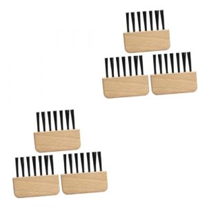 FRCOLOR 6 Pièces Brosse De Nettoyage De Peigne Brosse À Cheveux Peigne Nettoyant Brosse De Nettoyage De Sol Brosse De Clavier Brosse De Carrelage Brosse D'Évier De Cuisine Brosse À (White Beach, neuf)