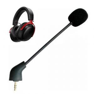 Xiciki Microphone de Rechange 3,5 mm Boom Compatible avec Kingston Micro HyperX Cloud 2 II/Cloud X/CloudX Core, Micro de Rechange pour Casque Audio Casque Gaming. ﻿ (DETANGSUKEJI, neuf)
