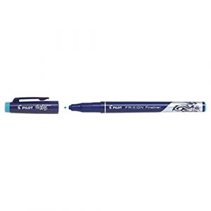 Pilot Frixion FriXion Fineliner Felt Pen 1.3mm Tip Erasable (Light Blue) - Pack of 12 (DLM Direct FR, neuf)