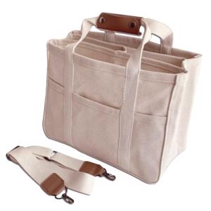 Sac fourre-tout maman, sac pour ordinateur portable pour femmes | Sac &agrave; langer en toile avec compartiment &ndash; ​​Sac &agrave; langer, sac &agrave; dos et sac &agrave; main, sac &agrave; bandouli&egrave;re multifonctionnel &agrave; la mode pour m (zhzxmh, neuf)