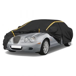 Bache Voiture Exterieur pour Jaguar S-Type Housse de Voiture,Protection UV Anti-Neige et Coupe-Vent Tous Temps avec Bande réfléchissante (SMALLCO, neuf)