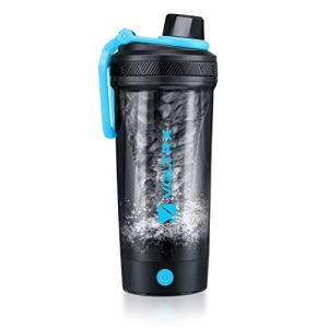 VOLTRX Shaker Bottle, Gallium USB C Rechargeable Electric Protein Shake Mixer, Shaker Cups for Protein Shakes and Meal Replacement Shakes, BPA Free, Made with Tritan, 24oz (VOLTRX-FR, neuf)
