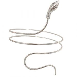 WRITWAA Bracelet Serpent Manchette pour Femme Bijoux de Bras Hauts Élégant et Accessoire de Mode pour Mariages Fêtes et Quotidien (Wlonga, neuf)