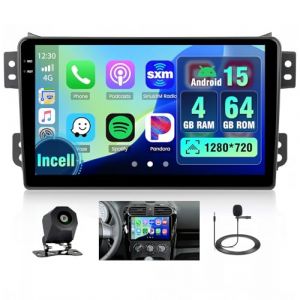 4+64G Android Autoradio pour Suzuki Splash Ritz/Opel Agila 2004-2014 sans Fil Carplay, 9 Pouces Incell &eacute;cran Tactile pour Voiture avec Bluetooth/GPS/FM/RDS/EQ/Cam&eacute;ra de Recul (Hikity Tech Hub, neuf)