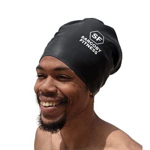 Sargoby Fitness Bonnet de Bain pour Dreadlocks Bonnet Bain Cheveux Longs Bonnet Bain Locks Bonnet Bain Cheveux Afro Garde Cheveux Hors de l'eau. Bonnet de Piscine XL, Bonnet de Natation Cheveux Long (Sargoby Limited, neuf)