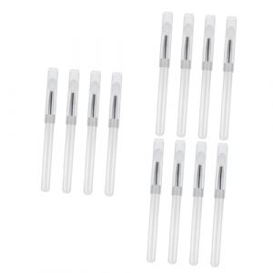 Baluue 12pièces Applicateurs Silicone Pour Masque à Brosse à Applicateur De Fard à Paupières Brosse De Maquillage Avec Tête Silicone Douce Et Couvercle Outils De Pour Maquillage (Fortune Luck, neuf)