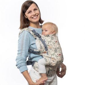 Porte Bébé BOBA X Winter Garden – Pour porter du Nouveau-Né au Bambin (de 3.2 à 20kg). Ergonomique, 2 positions, portage ventral ou dorsal. Micro ajustable, confortable et rembourré. (KANGURA PORTABEBÉS, neuf)