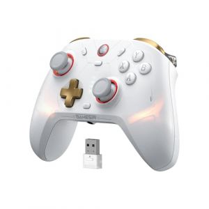 GameSir Cyclone2 TMR manette PC – Manette de jeu TMR Whole Stick avec déclencheur complet/micro déclencheur pour Switch, Android, iOS et PC, filaire/sans fil/2.4G, avec touches macro – Blanc (SDNTECH EU OFFICIAL STORE, neuf)