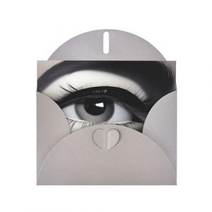 LAABBE Carte de vœux grise pour Noël, anniversaire d'enfant, Saint-Valentin et invitation à une fête (zhimingbaihuode, neuf)