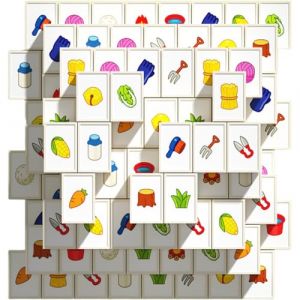 110 Blocs Mahjong de Jeu Seaside Style et Escape Game Style, Jeu Mahjong de Tuiles pour Enfant, Mahjong 2 Joueurs, ABS Plastique mah-jong, Domino d'évasion (ROBFLOR MARKET CARS, neuf)