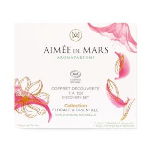 Aimée de Mars – Coffret Découverte 7 à Toi – 7 Échantillons Parfum Naturel – Notes Florales & Orientales – Parfums Français Vegan & 100% Naturels – Gamme Originelle (NOS MEILLEURES COURSES, neuf)