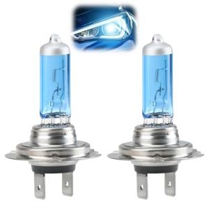 Amztour Ampoules H7 Phares Halog&egrave;nes X&eacute;non Lampe Halog&egrave;ne 2 Pi&egrave;ces Night Veilleuses 12V 55W 4000K Lumi&egrave;re Blanche Ultra Brillante Longue Dur&eacute;e Compatibles avec la Plupart des Voitures (LINYANYANGKEJI, neuf)