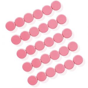 ZDZBLX Aimants Puissants pour Frigo - Lot de 30 Magnets Ronds - Pour Tableau Magnétique, Calendrier, Tableau Blanc (Rose) (Shenzhen Baolixin Trading Co.,  Ltd, neuf)