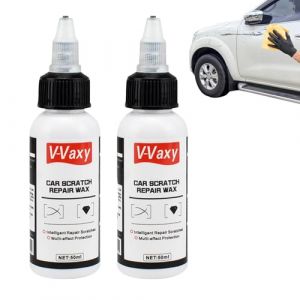 Shiny Car Paint Restorer, V-Vaxy Car Scratch Repair Wax, Car Scratch Remover, U-LTIMATE Paint Restorer, Car Scratches Repairing & Polishing Wax Paint Restorer (2Pcs) (yaoyuzh, neuf)