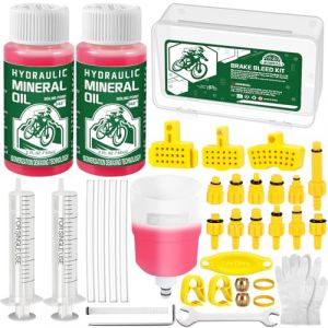 JEDWKFA 36 PCS Kit Purge Frein pour Shimano, Kit de Purge de Frein Hydraulique Velo, Kit Purge Frein VTT, Compris 120ml Le Liquide de Frein Minéral Haute Performance (CIANICI FABIANA, neuf)