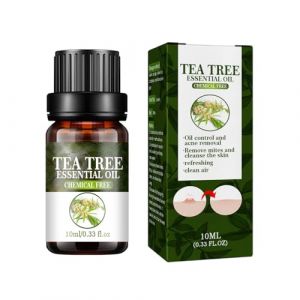 Huile hydratante pour le visage, huile d'arbre à thé pour la peau | Huile hydratante naturelle pour le visage | Outil de soin du réparateur apaisant pour l'école, les voyages, la (uk-leixi, neuf)