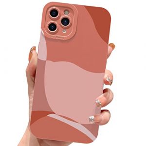 ECZOIL Coque iPhone 11 Pro Max Mignon Aesthetic Art Peint Lens Protection de t&eacute;l&eacute;phone pour Les Cute Femmes Filles Coque Ultra Mince TPU Case for iPhone 11 Pro Max 6,5 Pouces-Brun (HZLFCZL, neuf)