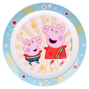 Micro Assiette pour Enfants Peppa Pig Kindness Counts (DamaToys, neuf)