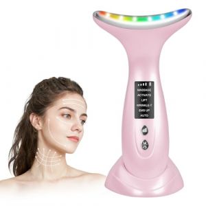 AOGOE Appareil Anti Rides Visage, Appareil de Beaut&eacute; facial anti-rides &agrave; 42 &deg;C avec 6 Modes Massage Visage, USB Rechargeable Appareil Masseur Facial, pour Am&eacute;liorer,Resserrer et Lisser La Peau (AOGOE-EU, neuf)