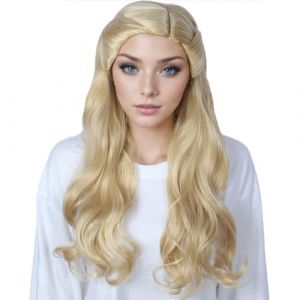 Linfairy Perruque longue et boucl&eacute;e pour femme id&eacute;ale pour Halloween d&eacute;guisement cosplay ou film (Blonde) (linfairy, neuf)