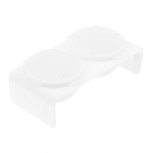 LOORGVEL Gobelet &agrave; Double Godet Pour Manucure Avec Couvercle Anti&eacute;vaporation Plat &agrave; Tremper Pour Ongles Nail Art Et Soins Professionnels (YANJHG, neuf)