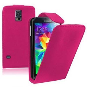 annaPrime Etui Coque Housse pour Samsung Galaxy S5/ S5 Plus/ S5 Neo/ S5 LTE, Etui Simili Cuir Couleur Rose (LUONG ANH TUAN, neuf)