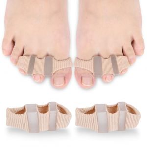 2 Pièces Ecarteur Orteil, Separateur Orteil, Correction De l'Hallux Valgus, Séparateurs D'orteils Pour Hallux Valgus, Protection Orteils, Pour Homme Et Femme(3 Heures) (Sutitako, neuf)