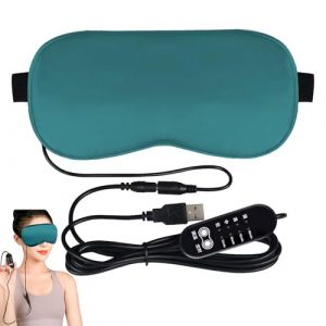 Masque chauffant réglable pour les yeux – Coussin chauffant électrique, patch thérapeutique | Dispositif chauffant doux et flexible avec sangle pour un ajustement sûr et un contrôle de la température (nicadk, neuf)