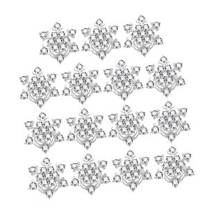 minkissy Lot De 15 Barrettes À Cheveux En Spirale Avec Strass Et Flocons De Neige Pour Mariage Occasions Spéciales Noël (Prettbeauty, neuf)