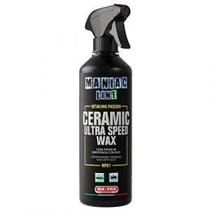 Mafra, Maniac Line For Car Detailing, Ceramic Ultra Speed Wax, Cire Premium Hydrophobe avec SiO2, Cire Spray Scellant, Créer un Bouclier de protection autonettoyant, 500 ml (FormulaProfessional, neuf)
