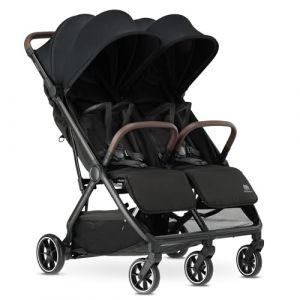 Deryan Rolo X2 V2 Poussette 2 en 1 - Poussette pliable - De la naissance &agrave; 4 ans - Charge maximale : 44 kg - Poussette pliable - Compact et pliable - Noir (Deryan, neuf)