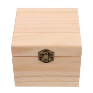 SHERCHPRY Coffret Huiles Essentielles &agrave; Compartiments Bois Organisateur De Voyage Pour Parfums Et Vernis &agrave; Ongles Pr&eacute;sentoir Aromath&eacute;rapie Pour Maison Spa (Dnna Huang, neuf)