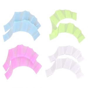 4 Paire Gant palmé équipement d'entraînement à la Natation Gants de Natation Gants D'entraînement de Natation Gants Aquatiques Gants de Natation palmés Palmes pour la plongée en apnée (Wenyue, neuf)