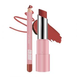 Baume &agrave; l&egrave;vres - Rouge &agrave; l&egrave;vres mat | Baume au beurre, saveurs fruit&eacute;es pour s&egrave;ches et gerc&eacute;es, rouge &agrave; mat nourrissant, longue dur&eacute;e, repulpant, Non collant, pour les jeunes, par temps (KunHill Trading, neuf)