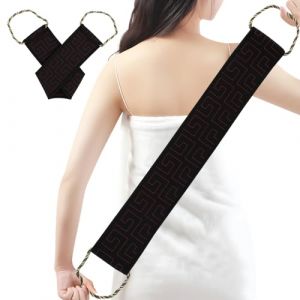 Gommage Du Dos Pour La Douche, Sangle De Bain, Gant De Toilette Exfoliant Et Gratte Dos Douche Multi-usage, Applicateur Crème Dos Pour Massage Exfoliant Et Soin Spa à Domicile (XiangYangLi, neuf)