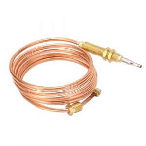 Thermocouple &agrave; gaz, thermocouple 120 cm HR0001 en cuivre universel pour cuisini&egrave;re &agrave; gaz, thermocouple de remplacement pour four, cuisini&egrave;re &agrave; gaz, fours &agrave; gaz (Fangzoun, neuf)