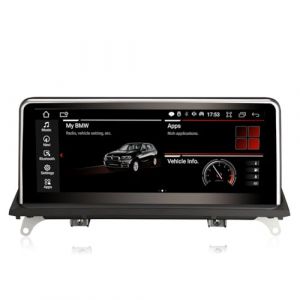 Erisin 10.25 Pouces 8-C&oelig;urs 4Go+64Go Android 14 Autoradio GPS Navigateur pour BMW X5 E70 X6 E71 Syst&egrave;me CCC Supporte Bluetooth CarPlay sans Fil Android Auto WiFi 4G Dab+ IPS &Eacute;cran Tactile USB iDrive (Erisin Shop, neuf)