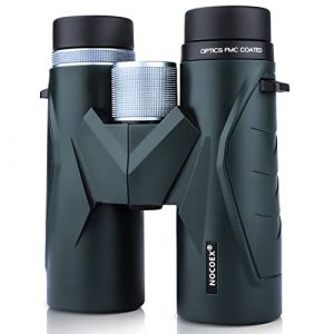 NOCOEX 10x42 Puissantes Jumelles Compactes Prisme de Toit avec Sac de Transport et Sangle, Convient pour Enfant,De Theatre,Observation D&rsquo;Oiseaux, Paysages et Voyages (D) (EUROsales, neuf)