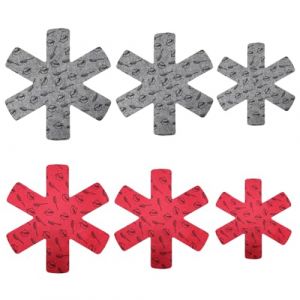 EIHI 6 Pi&egrave;ces protege poele, Protege casserole et poele, Protection poele et casserole, Protection casserole et poele, Protege poele feutrine, 38cm+30cm+20cm (EIHI, neuf)