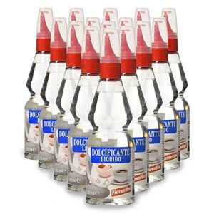 Edulcorant liquide Fiorentini à base de cyclamate de sodium, saccharine de sodium et taumatine (pack de 15 bouteilles) (ideashoppingcenter, neuf)