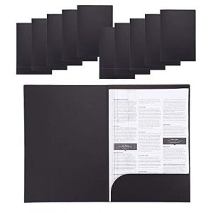 10pcs A4 Chemise Cartonnée avec Rabat à Pochettes Sac de Fichier en Papier Kraft Epais Dossier de documents à Insertion Dossier de Fichiers Portable pour Société Bureau Scolaire Maison (HKSICHENGKEJIUK, neuf)