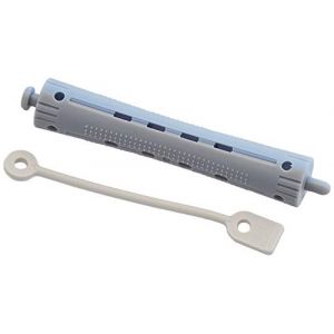 Efalock Lot de 12 bigoudis bicolores pour permanente à froid Bleu/gris Ø 13 mm (Hair-comfort, neuf)