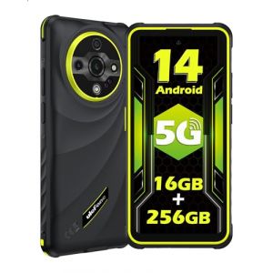 Ulefone Armor X31 Pro T&eacute;l&eacute;phone Portable Incassable 5G, 256Go+16Go, 64MP+25MP, 6,56" HD+ 120Hz, 6050mAh, Antichoc &Eacute;tanche Smartphone 5G Dual Nano SIM/3-Slots/NFC/IP68/IP69K, 120 Lumens Flashlight-Vert (OKOYE STORE, neuf)