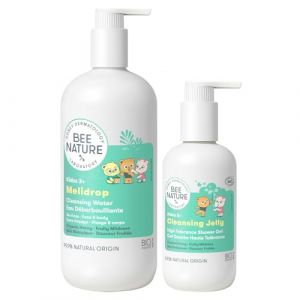 Bee Nature - Eau Nettoyante Bio Enfant 500ml - Sans Rin&ccedil;age - Gel Douche Doux 200ml - 100% Biod&eacute;gradable et Recyclable. (DYPCARE, neuf)