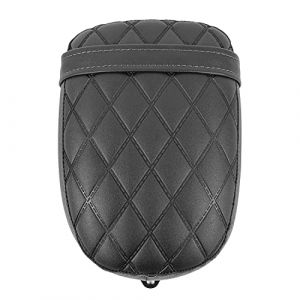 TAZGANTAX Coussin de siège de passager arrière + coussin de siège de conducteur avant pour H-onda Rebel CMX 300 CMX 500 Rebel 300 Rebel 500 2017-2022 (Siège passager arrière - Noir) (RENISMOTO-EU, neuf)